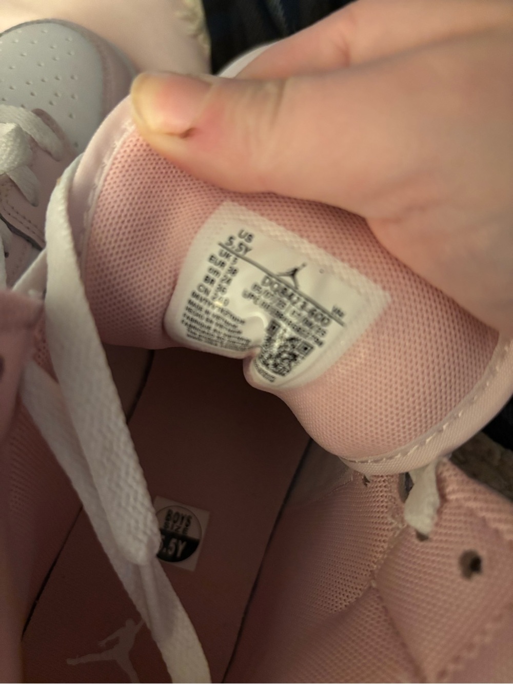 Nike Pink & White Low-Top Sneakers - Picture 9 of 11